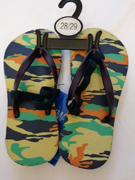 Žabky maskáčové 28/29, kik,29