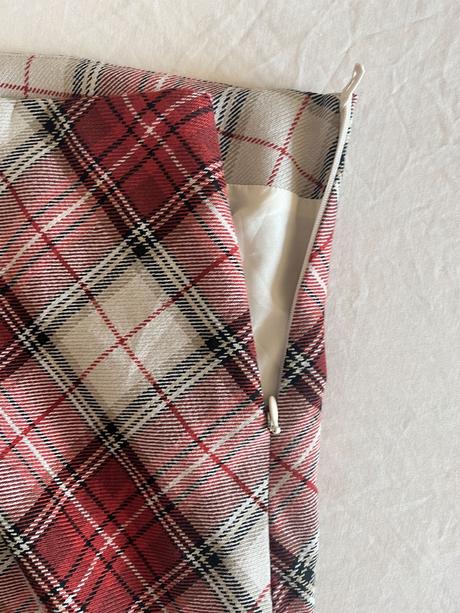 H&m káro sukňa vel.44/l-xl, h&m,44 / l / xl