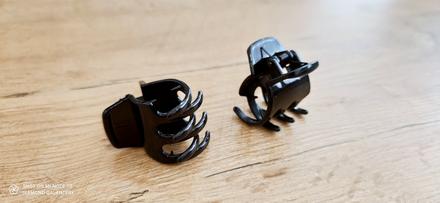 Štipec do vlasov - čierny - 3 cm, 