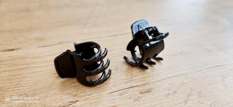 Štipec do vlasov - čierny - 3 cm, 