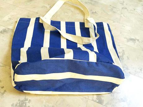 Veľká plážová keprová taška,