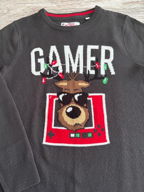 Vianočný sveter 146/152, c&a,146