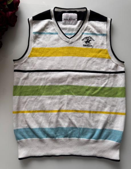 Beverly hills polo club - úpletová vesta, xs