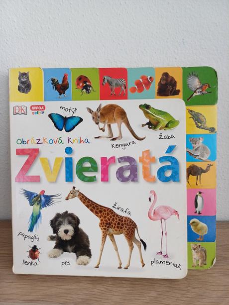 Obrázková kniha zvieratá,