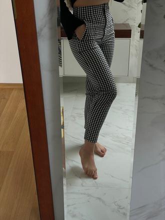 Zara cigaretové nohavice, zara,xs