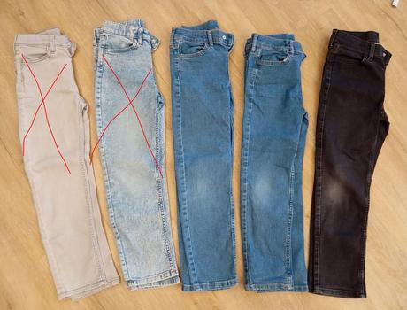 3x rifle h&m superstretch slim fit jeans, h&m,128