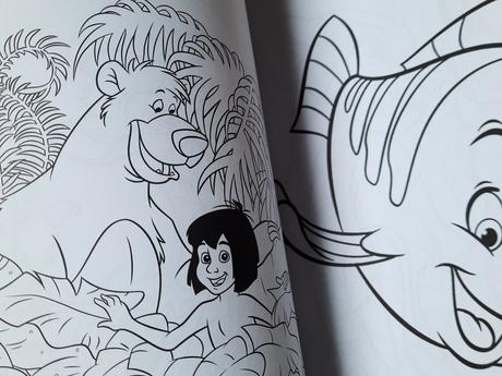 Omáľovanka vymaľovanka disney postavičky nálepky, 