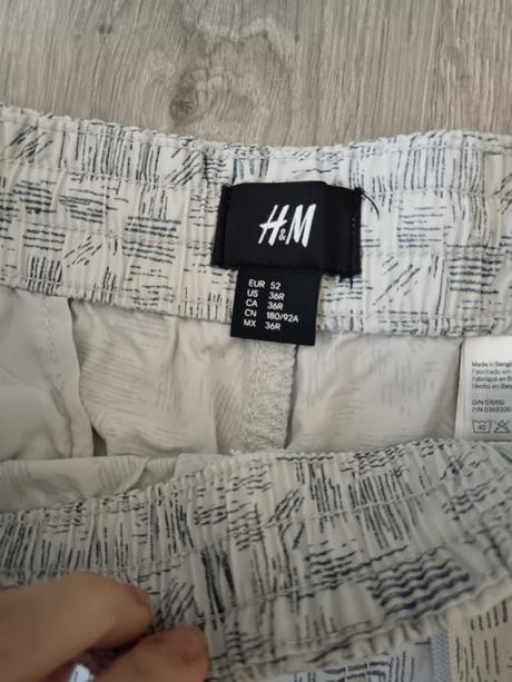 Kraťase, šortky, h&m,52