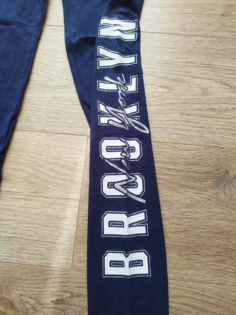 Tm. modré legíny veľ. 158/164, takko,158