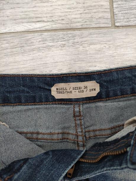 Riflové šortky, 38