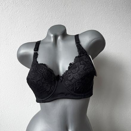 Mierne vystužená podprsenka s kosticami 36166 čier, 85c