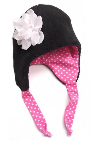 Pinkie detská čiapka winter flower-white, pinkie,68 - 116