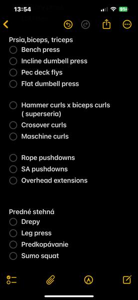 Je môj tréning správne zostavený?