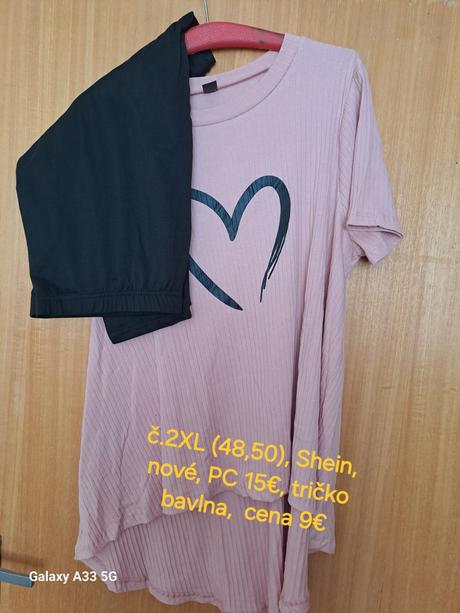 Komplet tričko+legíny xxl (48,50), 48