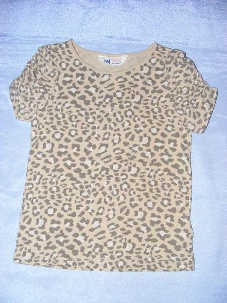 Tigrované tričko h&m - 110/116, h&m,110