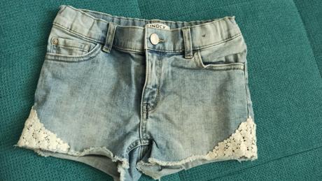 Krátke riflové nohavice, lindex,122