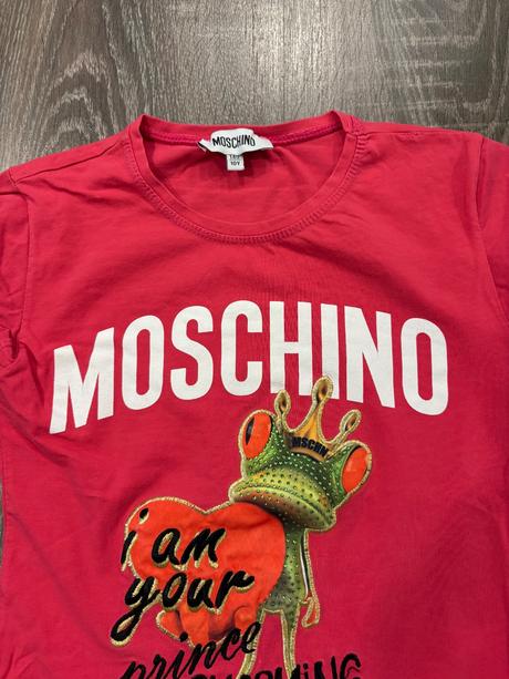 Moschino dievčenske tričko na 10 rokov, moschino,140