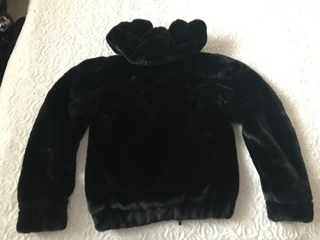 Kožušinková bunda, h&m,158