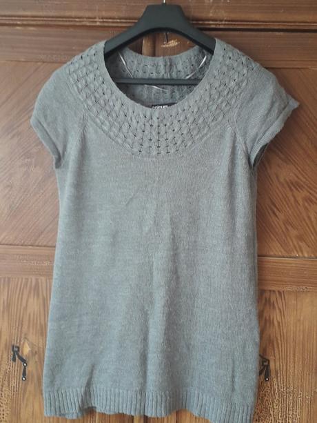 Pletene sede mini saty tunika, colours of the world,l