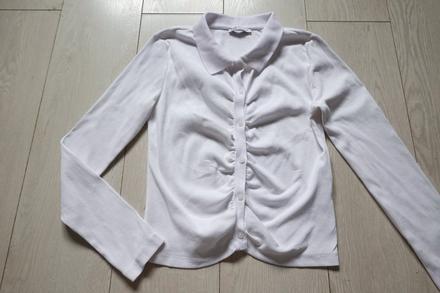 Vrúbkované tričko zara, zara,l