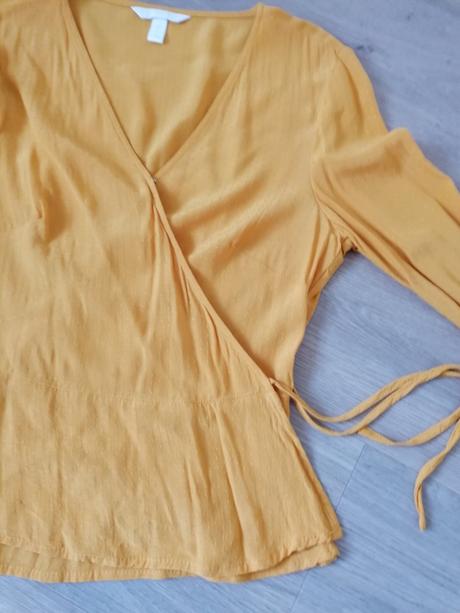 Závinovacia blúzka, h&m,s