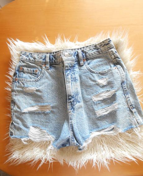 Dierované riflové kraťasy sinsay veľ.38, sinsay,38