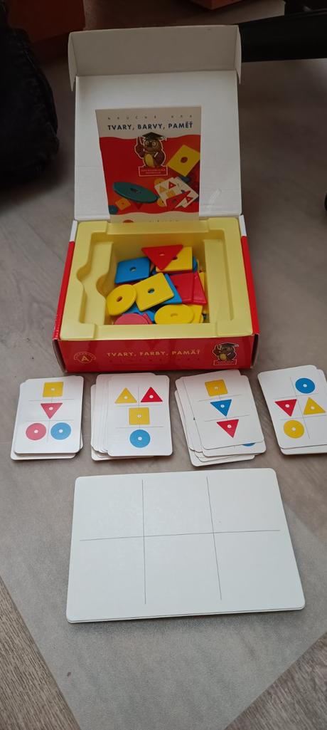 Tvary, farby, pamäť, 