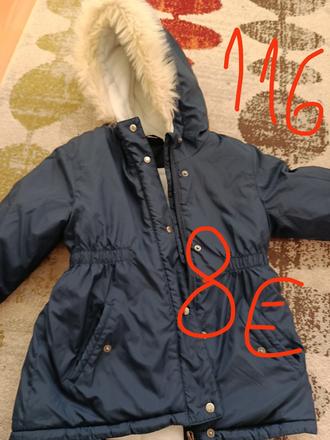 Zimné bundy dievčenské, lupilu,116