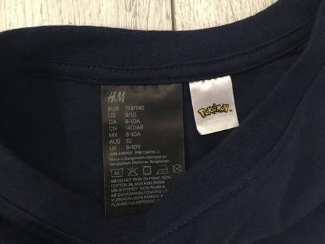 Chlapčenske pyžamo pokemon dvojbalenie, h&m,110 / 116 / 134 / 140