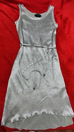 Strieborné šaty, xs