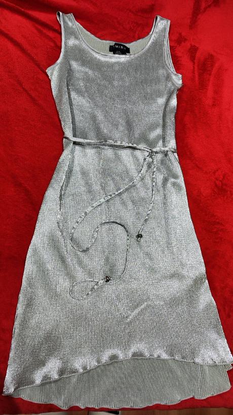 Strieborné šaty, xs