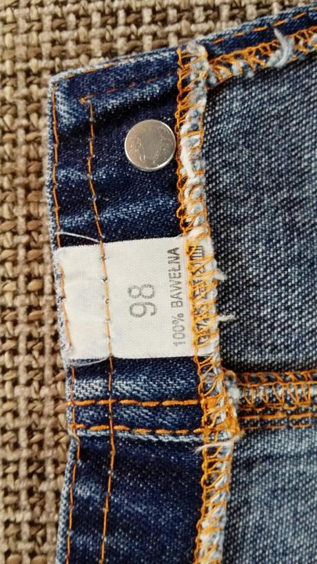 Šaty riflové - letné, veľ.98, 98