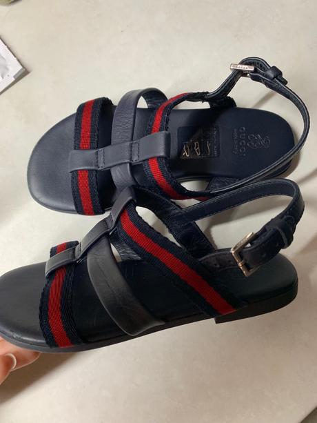 Gucci unisex detske kožené sandálky veľkosť 24, 24