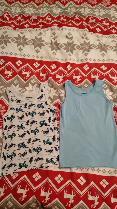 Chlapčenské tielka č.110/116 2ks, lupilu,110