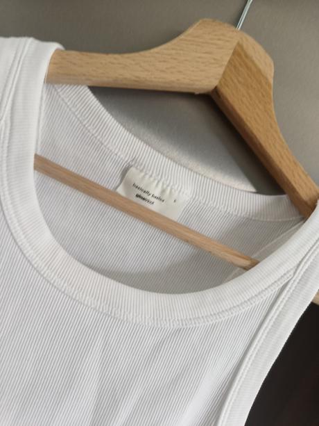 Gina tricot rebrované kvalitné tielko m-l, m