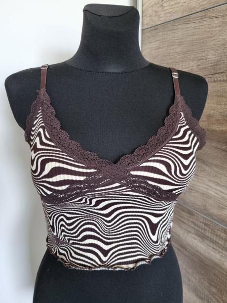 Tielkový top, h&m,s