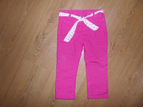 Ružové termo nohavice, 92