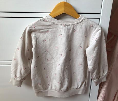 Krémová čerešňová mikina h&m, 98, h&m,98