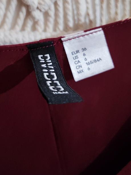 Letné bordové šaty h&m, h&m,s