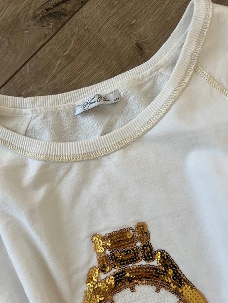 Bielo-zlatá mikina, m