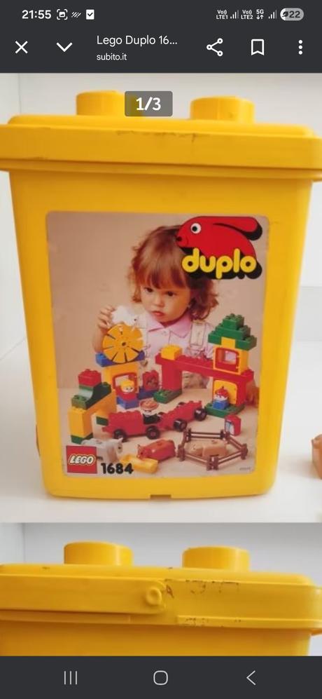 Lego duplo vedro so zvieratkami, vlacik, 