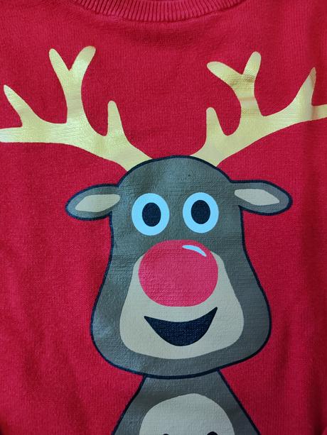 Vianočný svetrík, 122/128, h&m,122