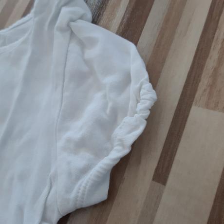 Tričko s nariaseným rukávom, h&m,86