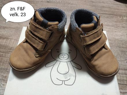 Členkové topánky f&f, f&f,23