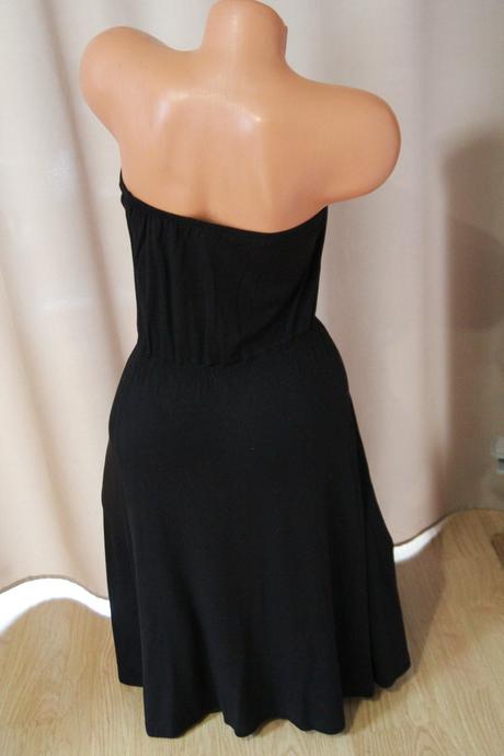 Čierne úpletové šaty h&m s, h&m,s