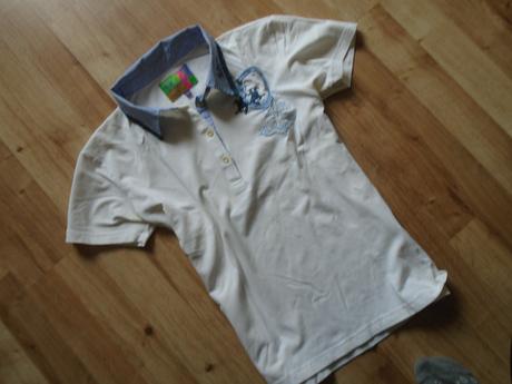 Biele elastické tričko tričko la martina, xl