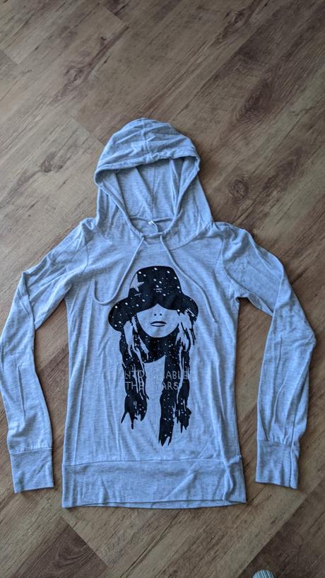 Tenšia mikina s kapucňou, fishbone,s