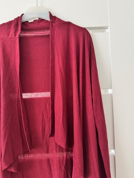 Bordovy kardigan, m