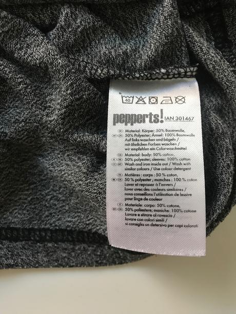 Tricko dlhy rukáv, pepperts,158
