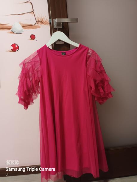 Cyklamenové šaty, mayoral,158